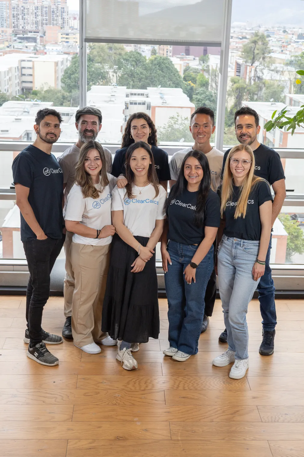 fotografía corporativa ClearCalcs en Bogotá