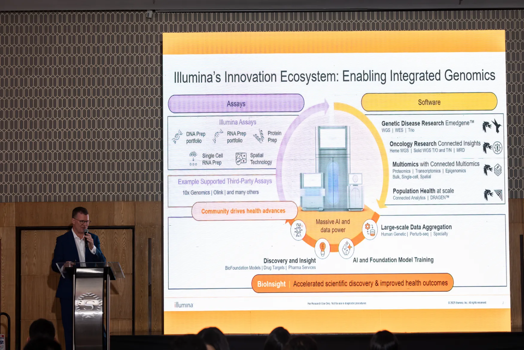 Illumina Latam Summit 2026 – detalle del espacio corporativo – fotografía corporativa en Colombia