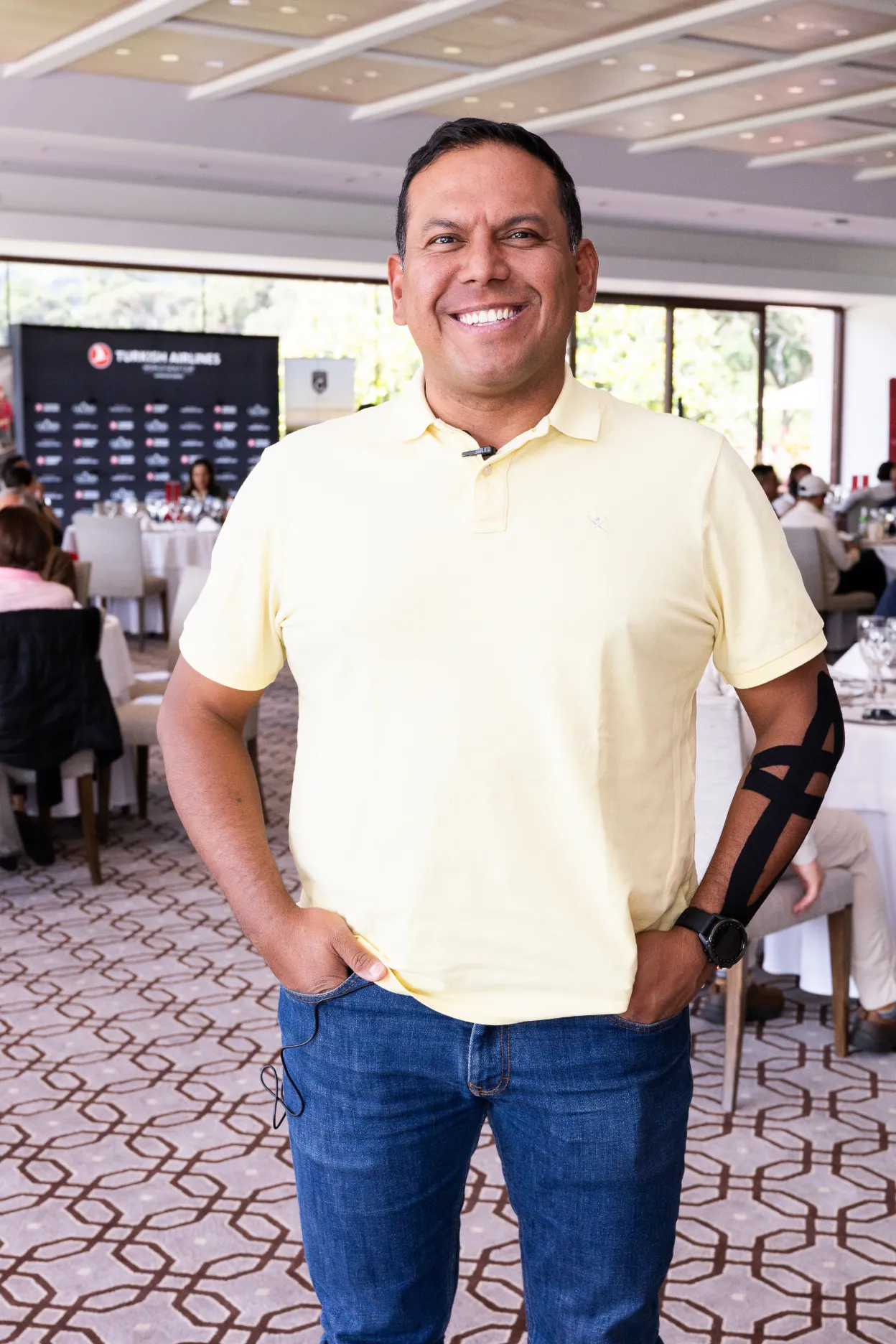 Torneo Turkish Airlines – intervención en el escenario – fotografía corporativa en Colombia