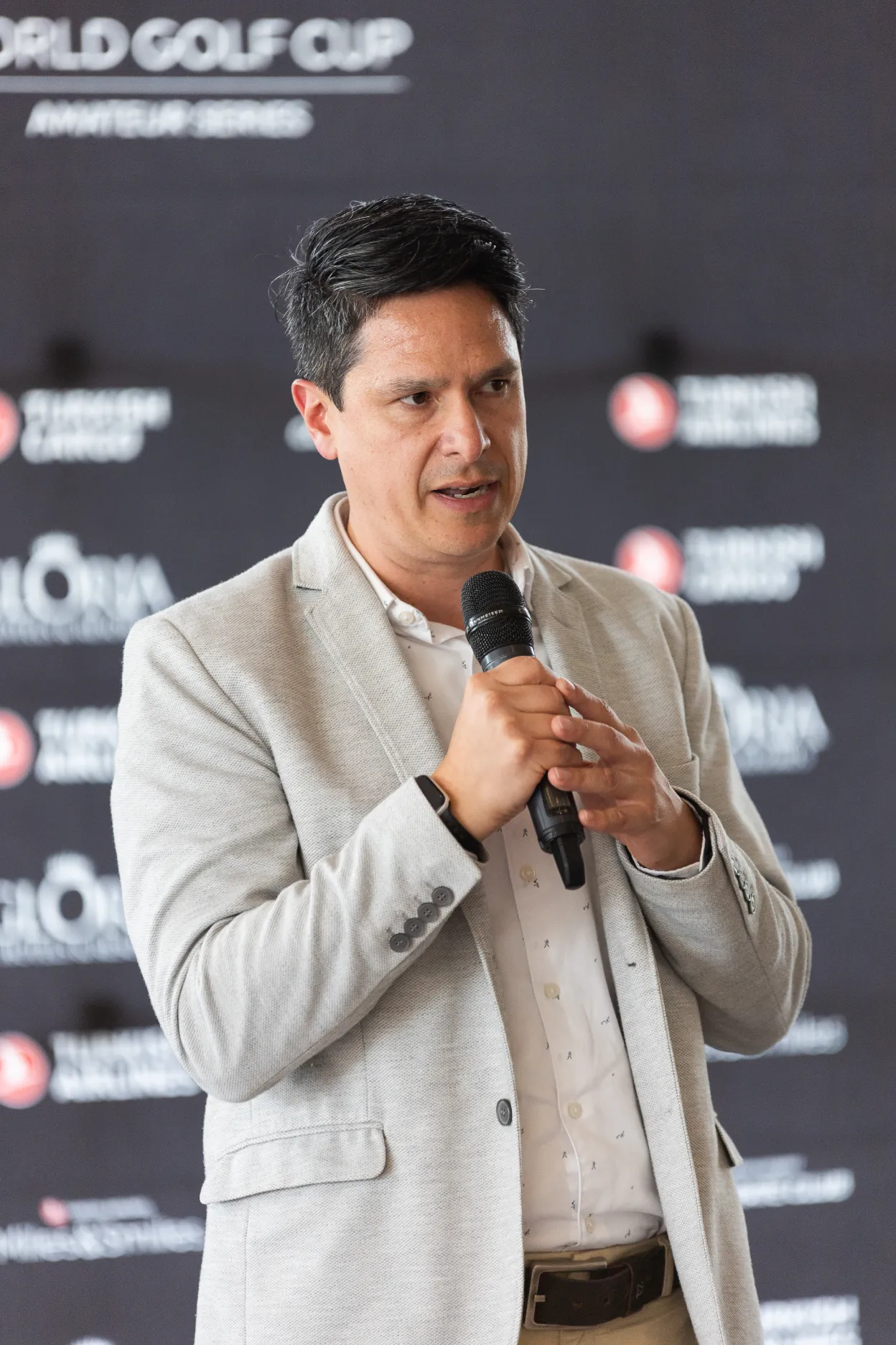 Torneo Turkish Airlines – directivos durante el acto – fotografía corporativa en Colombia
