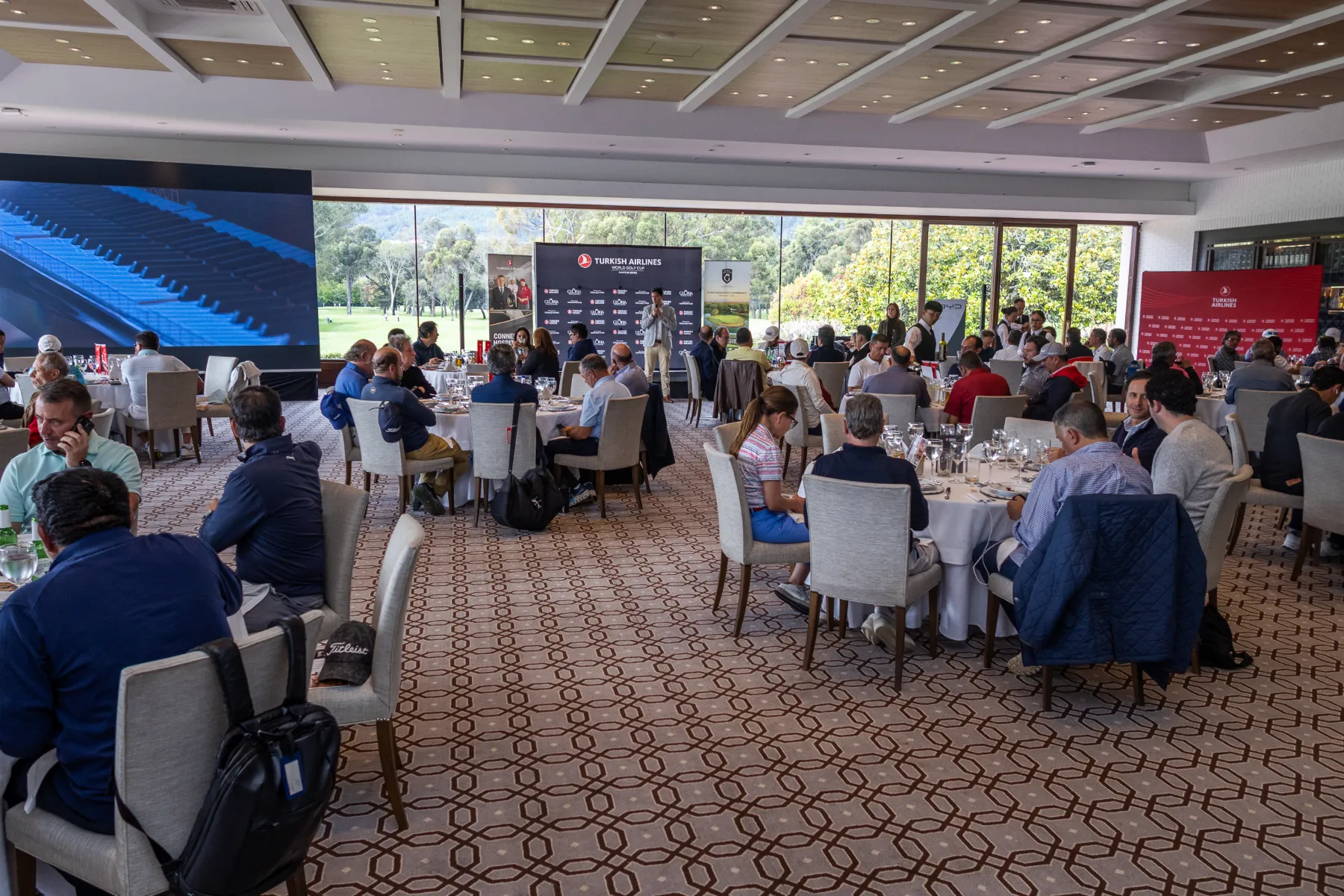Torneo Turkish Airlines – detalle del espacio corporativo – fotografía corporativa en Colombia