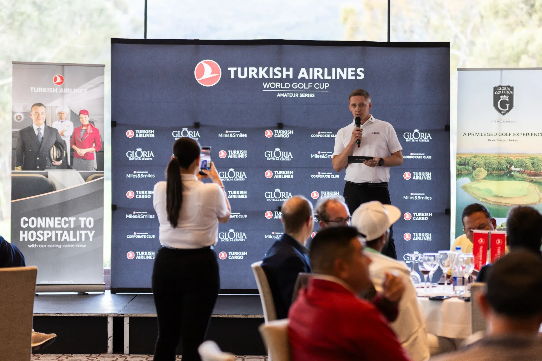 Torneo Turkish Airlines – detalle del espacio corporativo – fotografía corporativa en Colombia