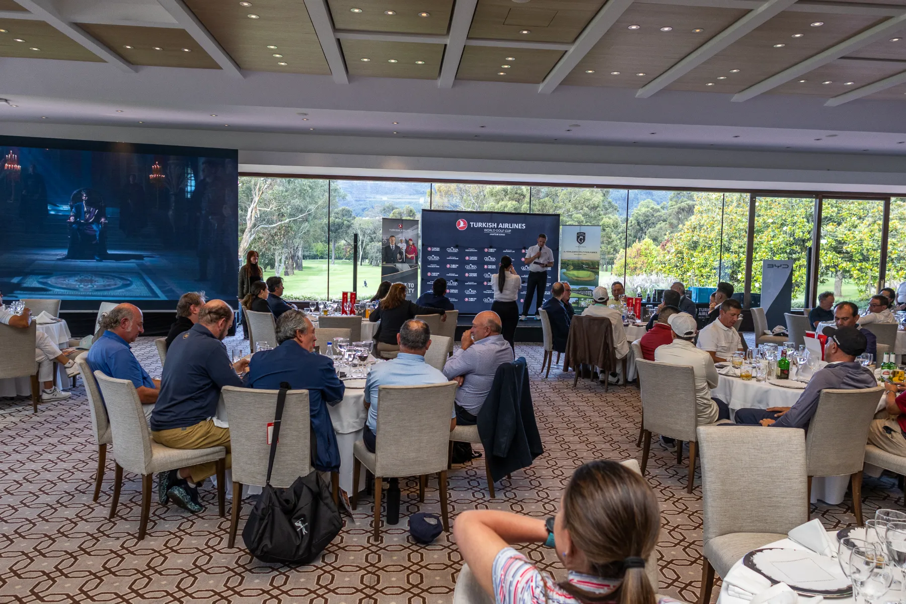 Torneo Turkish Airlines – intervención en el escenario – fotografía corporativa en Colombia